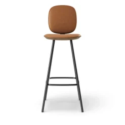 Pauline Comfort Barstool 75 cm metal frame - Oak Smoked Oiled