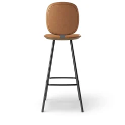 Pauline Comfort Barstool 75 cm metal frame - Oak Smoked Oiled