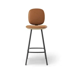 Pauline Comfort Barstool 65 cm with metal frame - Oak Clear Wax Oiled