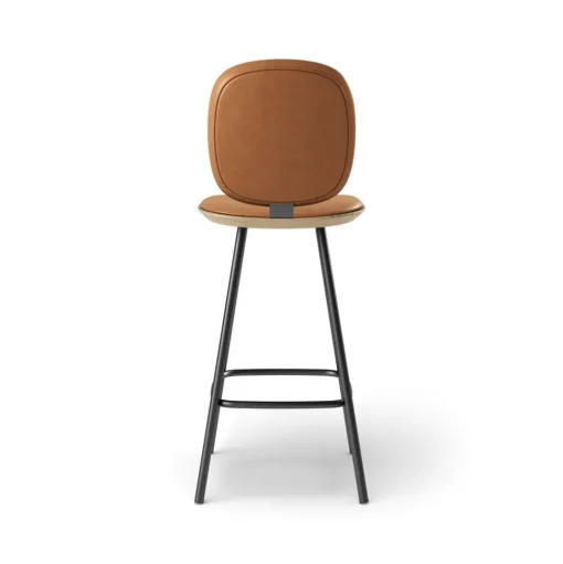 Pauline Comfort Barstool 65 cm with metal frame - Oak Clear Wax Oiled
