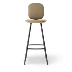 Pauline Comfort Barstool 75 cm metal frame - Oak Clear Wax Oiled