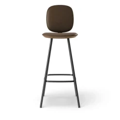 Pauline Comfort Barstool 75 cm metal frame - Oak Smoked Oiled
