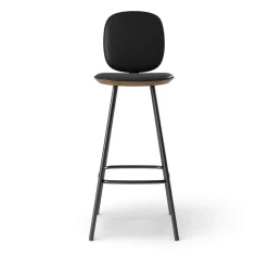 Pauline Comfort Barstool 75 cm metal frame - Oak Smoked Oiled