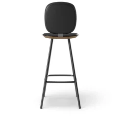 Pauline Comfort Barstool 75 cm metal frame - Oak Smoked Oiled