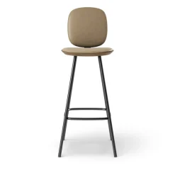 Pauline Comfort Barstool 75 cm metal frame - Oak Smoked Oiled