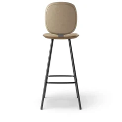 Pauline Comfort Barstool 75 cm metal frame - Oak Smoked Oiled