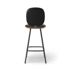 Pauline Comfort Barstool 65 cm with metal frame - Oak Smoked Oiled
