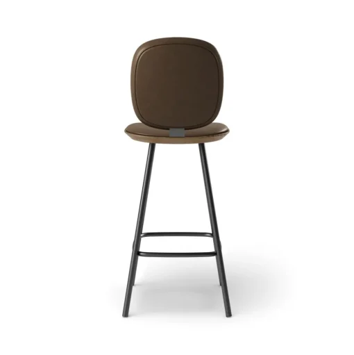 Pauline Comfort Barstool 65 cm with metal frame - Oak Smoked Oiled