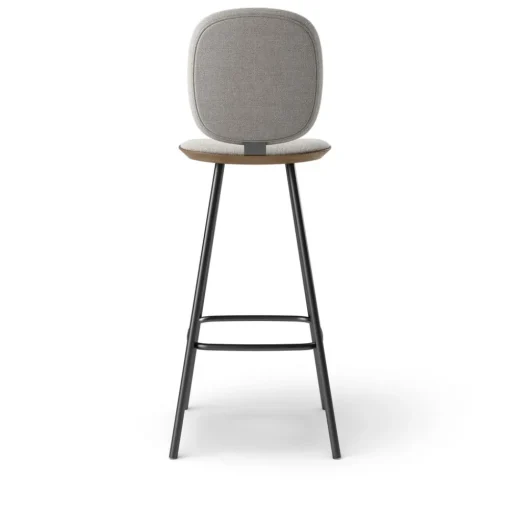 Pauline Comfort Barstool 75 cm metal frame - Oak Smoked Oiled