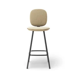 Pauline Comfort Barstool 65 cm with metal frame - Oak Clear Wax Oiled