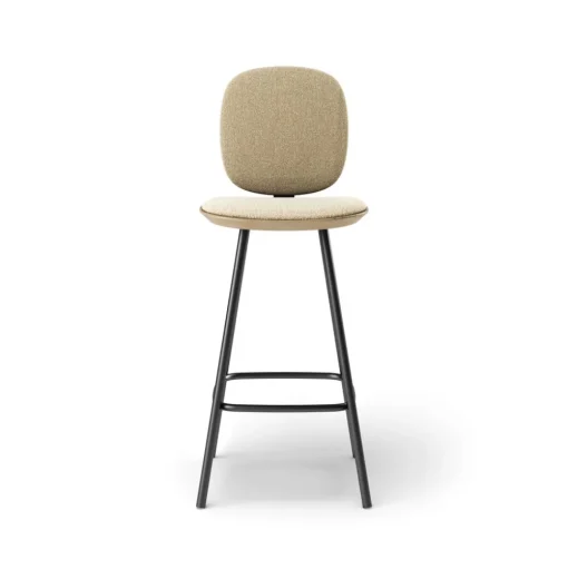 Pauline Comfort Barstool 65 cm with metal frame - Oak Clear Wax Oiled