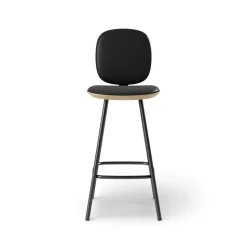 Pauline Comfort Barstool 65 cm with metal frame - Oak Clear Wax Oiled
