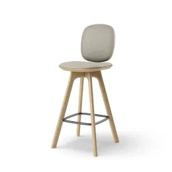Pauline Comfort Barstool - Oak Clear Wax Oiled
