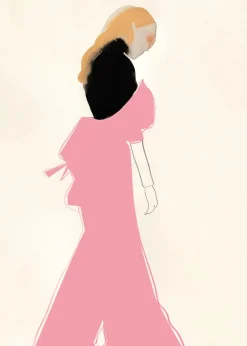 Pink Dress by Amelie Hegardt