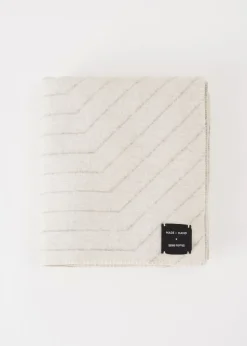 Pinstripe throw