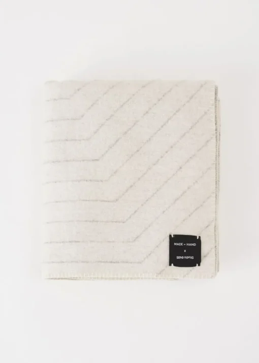Pinstripe throw
