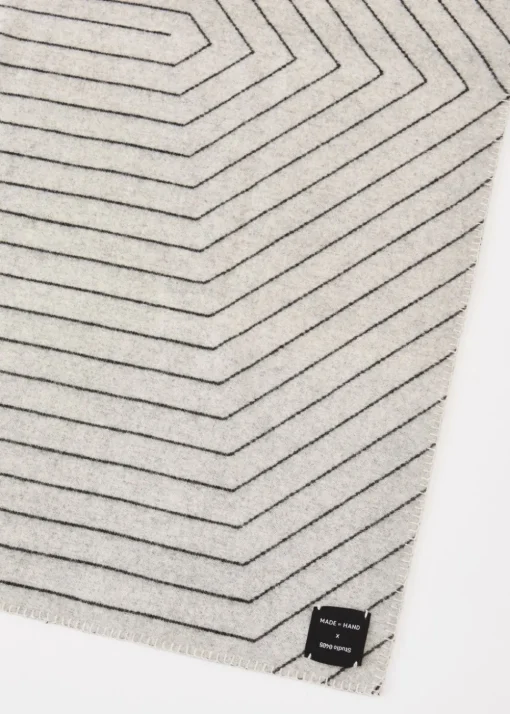 Pinstripe throw