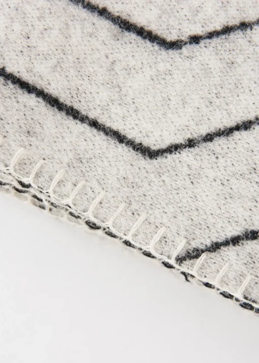 Pinstripe throw