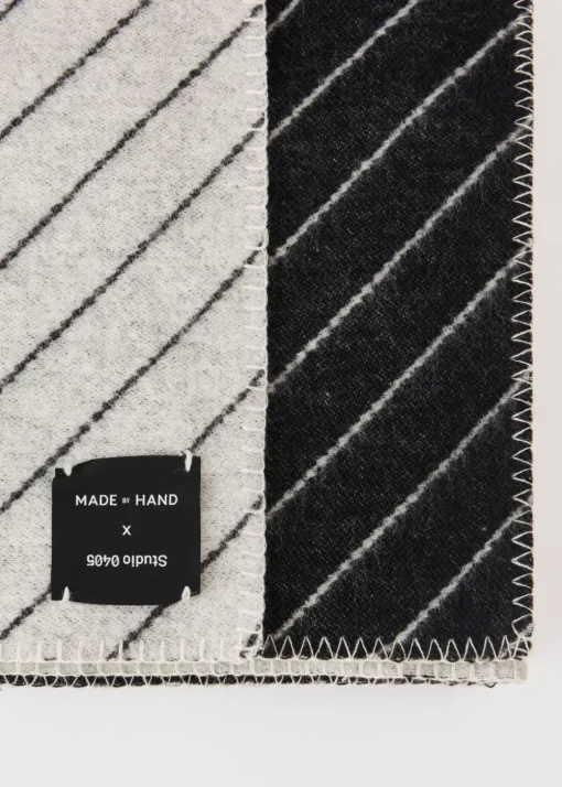 Pinstripe throw