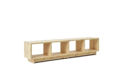 Plank Bookcase Low