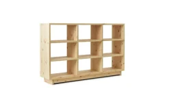 Plank Bookcase Low