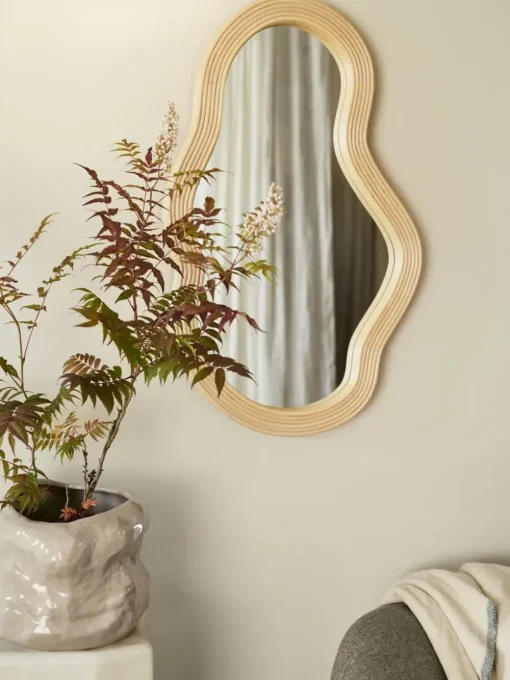 Pond Rattan Mirror