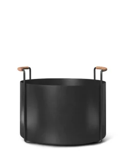 Port Firewood Bucket - Black