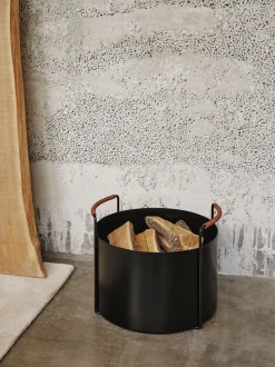 Port Firewood Bucket - Black