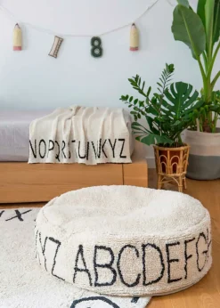 Pouf ABC Natural - Black