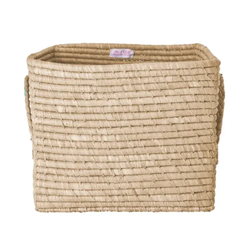 Raffia Square Basket
