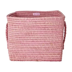 Raffia Square Basket