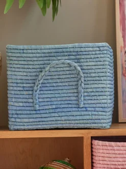 Raffia Square Basket