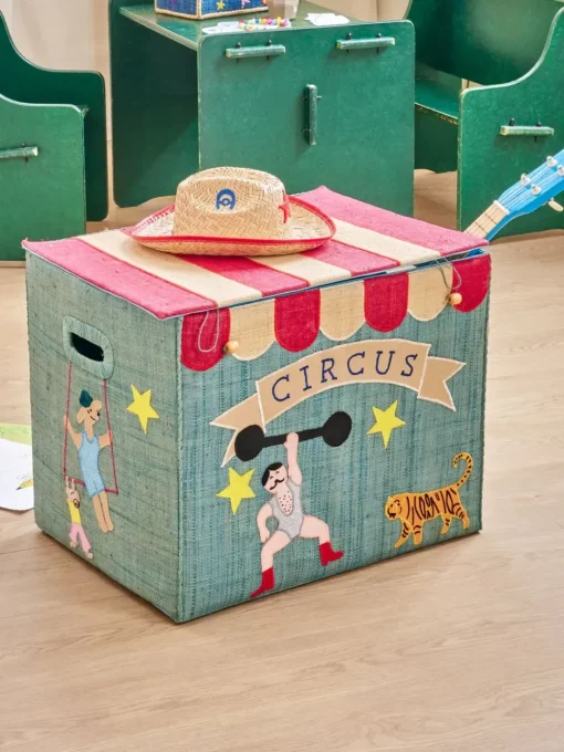 Raffia Storage Box