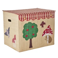 Raffia Storage Box