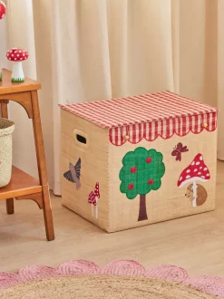 Raffia Storage Box