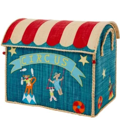 Raffia Toy Baskets - Set Of 3