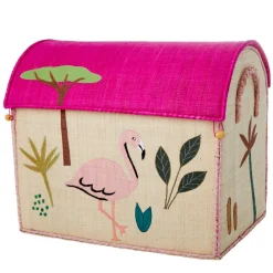 Raffia Toy Baskets - Set Of 3