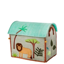 Raffia Toy Baskets - Set Of 3