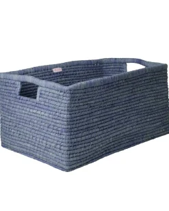 Rectangular Raffia Basket - Extra Large And Long