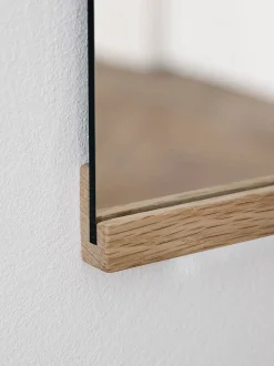 Rectangular wall mirror