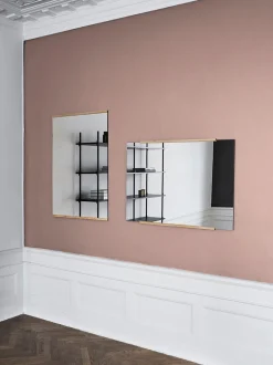 Rectangular wall mirror