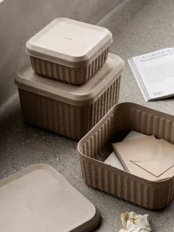 Redo Moulded Paper Pulp Boxes - Set of 2
