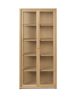 Reed Vitrine - Natural Oak