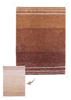 Reversible Rug Twin Toffee