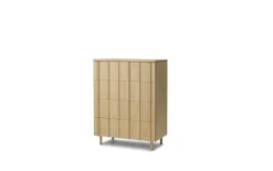 Rib Dresser W. 4 Drawers