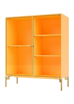 Ripple Cabinet II - With Brass Legs