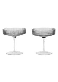 Ripple Champagne Saucer (Set of 2)