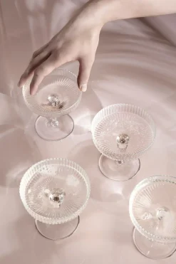 Ripple Champagne Saucer (Set of 2)