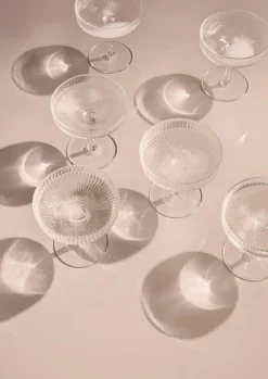 Ripple Champagne Saucer (Set of 2)