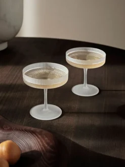Ripple Champagne Saucer (Set of 2)
